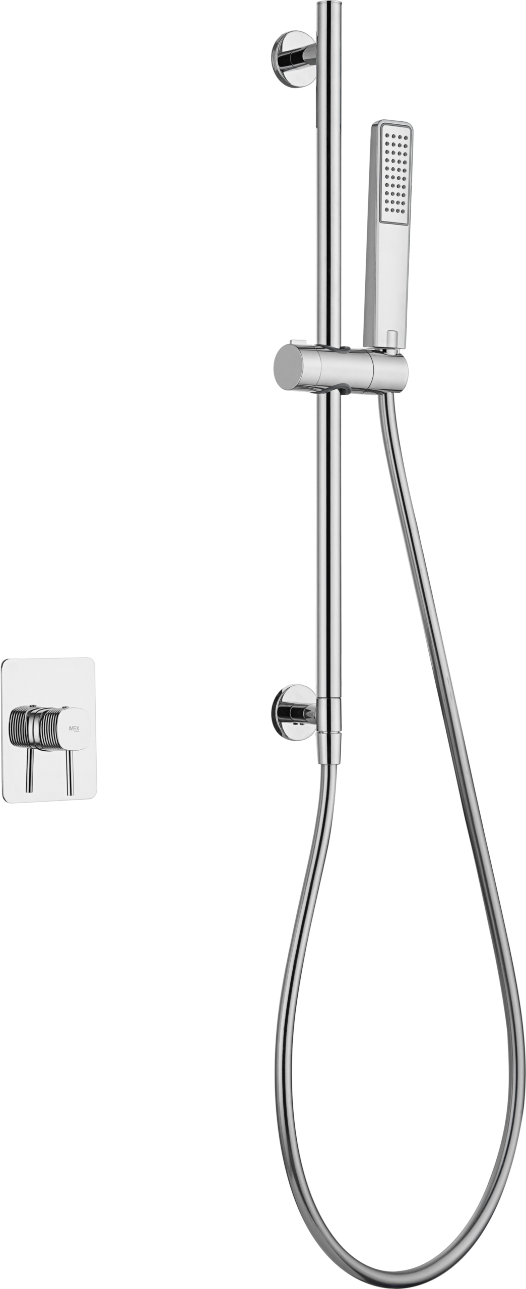 Set monomando empotrado 1 vía Firenze con mango [ IMEX® ]