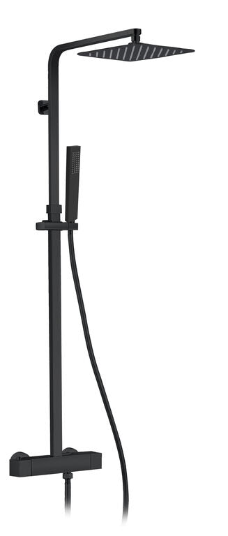 Ducha Quadra Elite Negra Termostatica - GME [ GME® ]